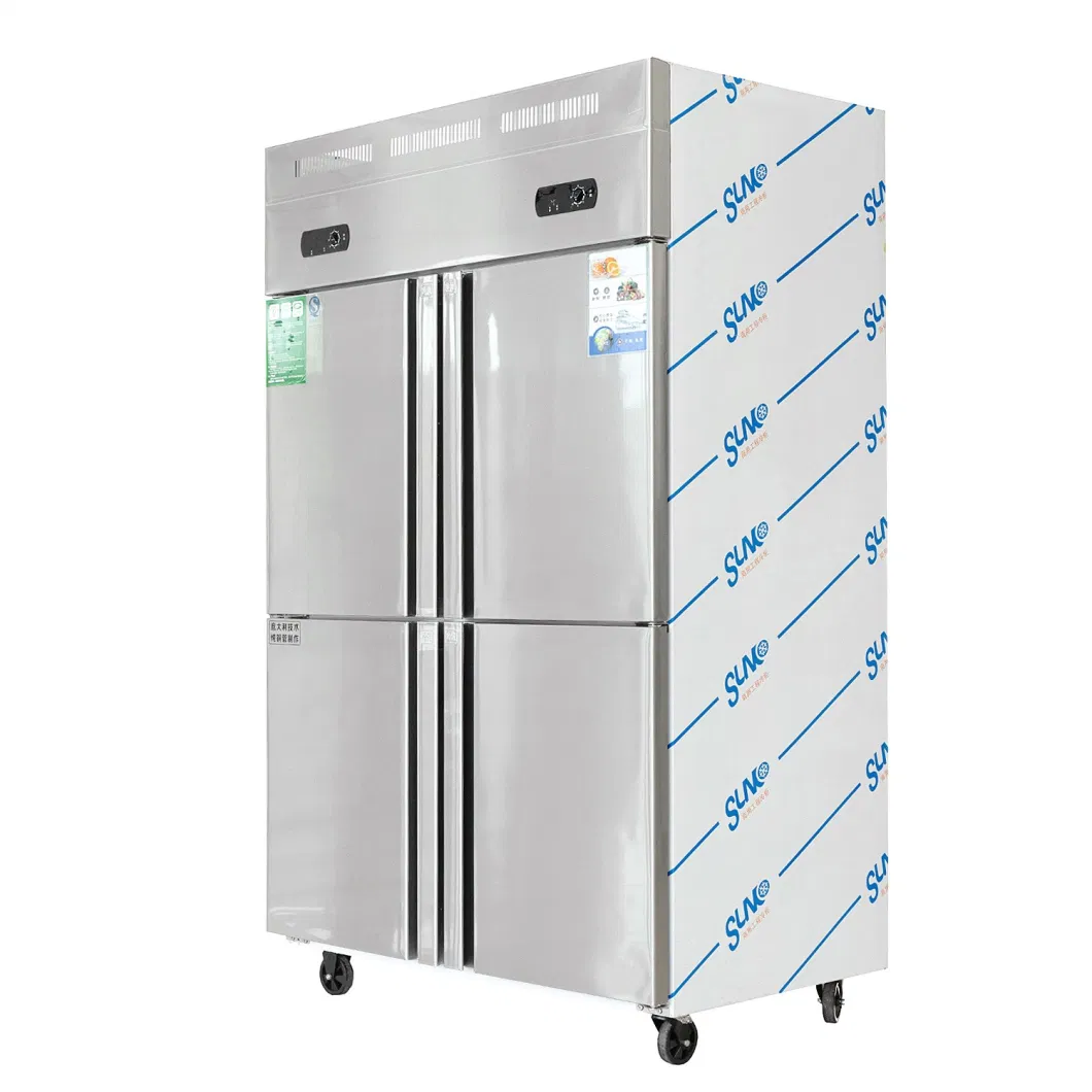 Refrigerator 6 Door Stainless Steel Refrigeration Equipment