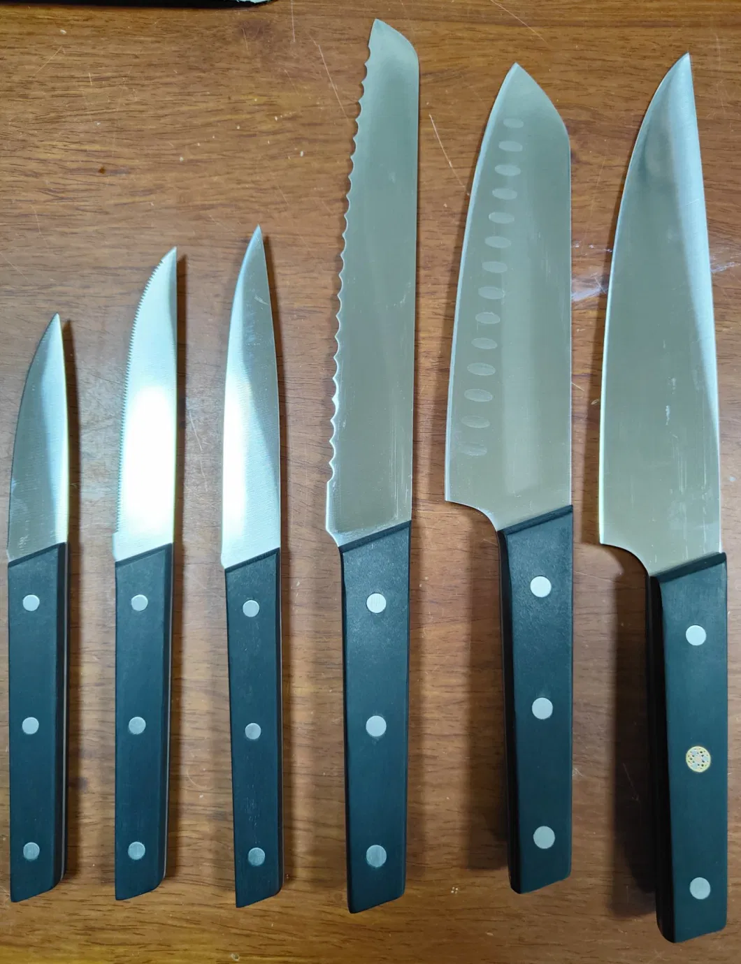 Kitchen Knife, Chef Knife, Santoku Knife, Bread Knife, Steak Knife, Fruit Knife Set