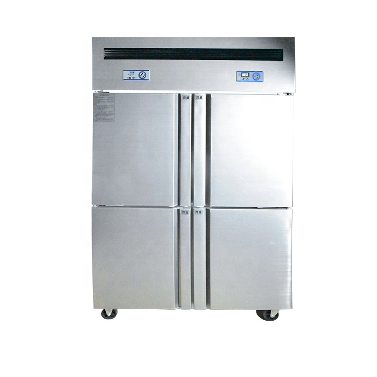 Kitchen Freezer Refrigerator Commercial 4 Doors Restaurant Refrigeration Equipment