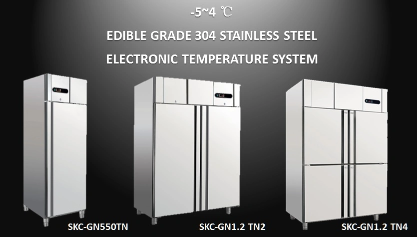 304 Stainless Steel Commercial Refrigeration Equipment Restaurant Kitchen Freezer Refrigerator 304 Stainless Steel Commercial Refrigeration Equipment Restaurant