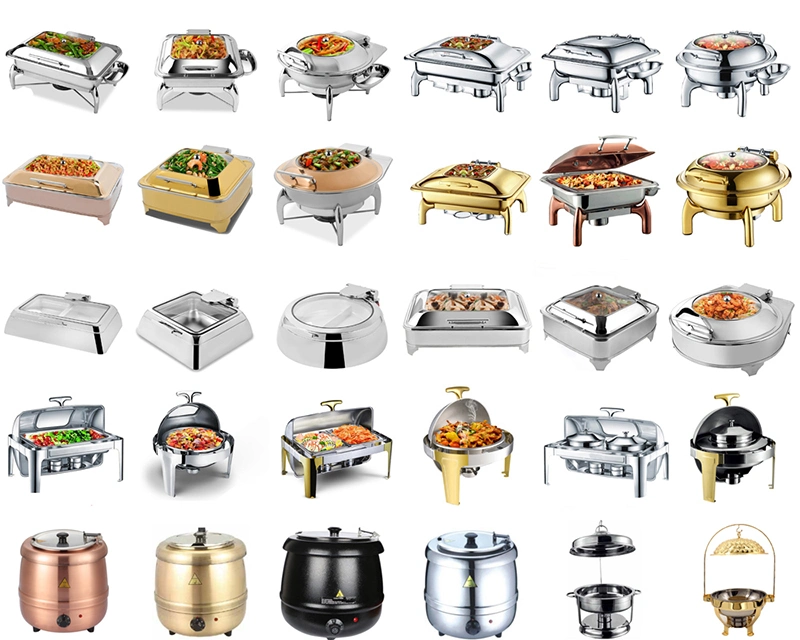 5 Star Unique Professional Full One-Stop Kitchen Supply Items Stainless Steel Chafing Dish Food Hotel Catering Buffet Restaurant Commercial Kitchen Equipment