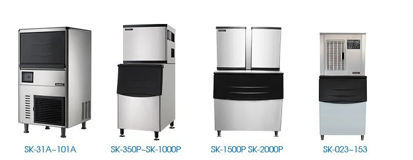 Hotel Restaurant Kitchen Refrigeration Equipment Large Capacity Commercial Ice Cube Maker