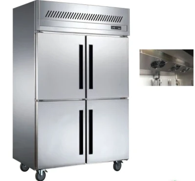 Kitchen Freezer Refrigerator Commercial 4 Doors Restaurant Refrigeration Equipment