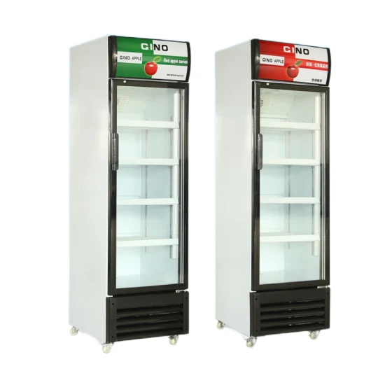 Sample Customization 2023 New Glass Upright Display Fridge Grocery Shop Upright Commercial Refrigerator
