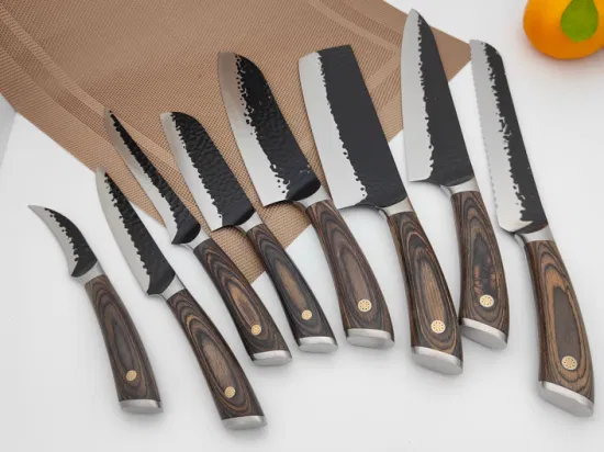 Kitchen Knife, Chef Knife, Santoku Knife, Bread Knife, Steak Knife, Fruit Knife Set