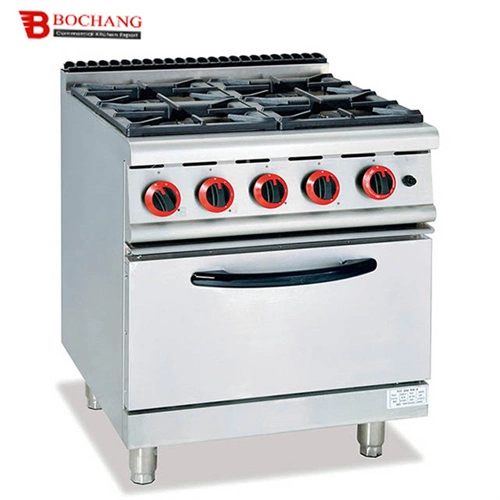 Commercial Gas Range with 4